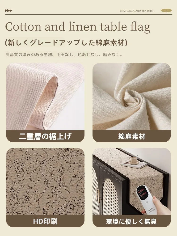 おしゃれなテーブルクロスのデザインと実用性：MEXUA梅轩の美式風長方形クロス