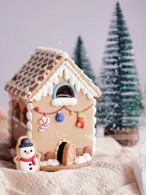 クッキー型 型抜き 立体ハウス 雪だるま ジンジャーブレッド クリスマス お菓子作り