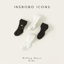 タイツ ロングソックス レギンス キッズ ガールズ 春 「INSbobo」