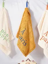 シンプルデザインの掛けるタイプのハンドタオル【文字刺繍・極上の柔らかさ・子供用】