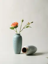 手作り花瓶 和風 禅意 粗陶 レトロ アート 演出 花を挿すために