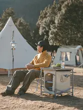 Naturehike アウトドア用折りたたみテーブル【大容量収納・キャンプ用・便利なデザイン】
