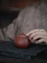 中華スタイル陶製茶壺【シンプルデザイン・一人用】
