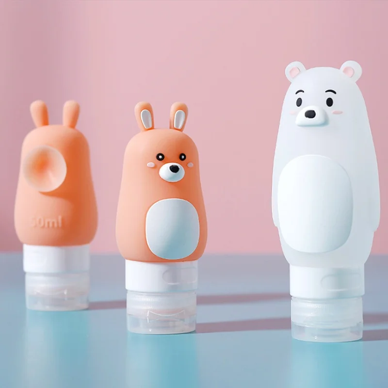 旅行用シリコン化粧品ボトルセット：エッセンシャルオイルや乳液を持ち運びやすい設計