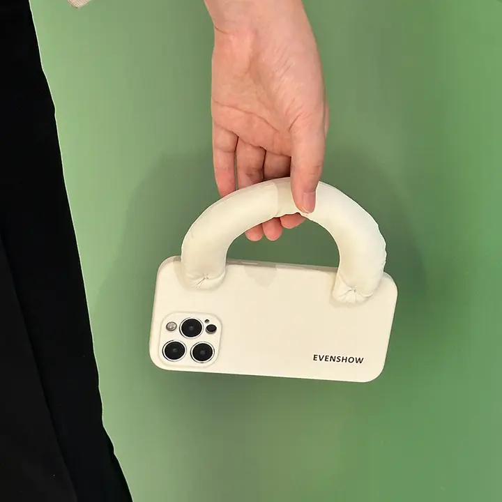 腕時計付きシリコン製スマートフォンケース【iPhone対応・おしゃれで使いやすい・斜め掛け・女性向け】