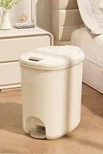 ゴミ箱 手押しフットペダル式 防水 大容量 蓋付き