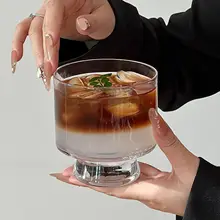 高脚グラス【大容量・アイスコーヒー・ジュース・フルーツティー対応】