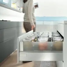 BLUM ブリス金属ダンパー付き引き出し【シルクホワイト・多機能・ラグジュアリーシリーズ】