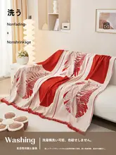 高級感あるレッドソファカバー【秋冬用・フルカバー・全季節対応】