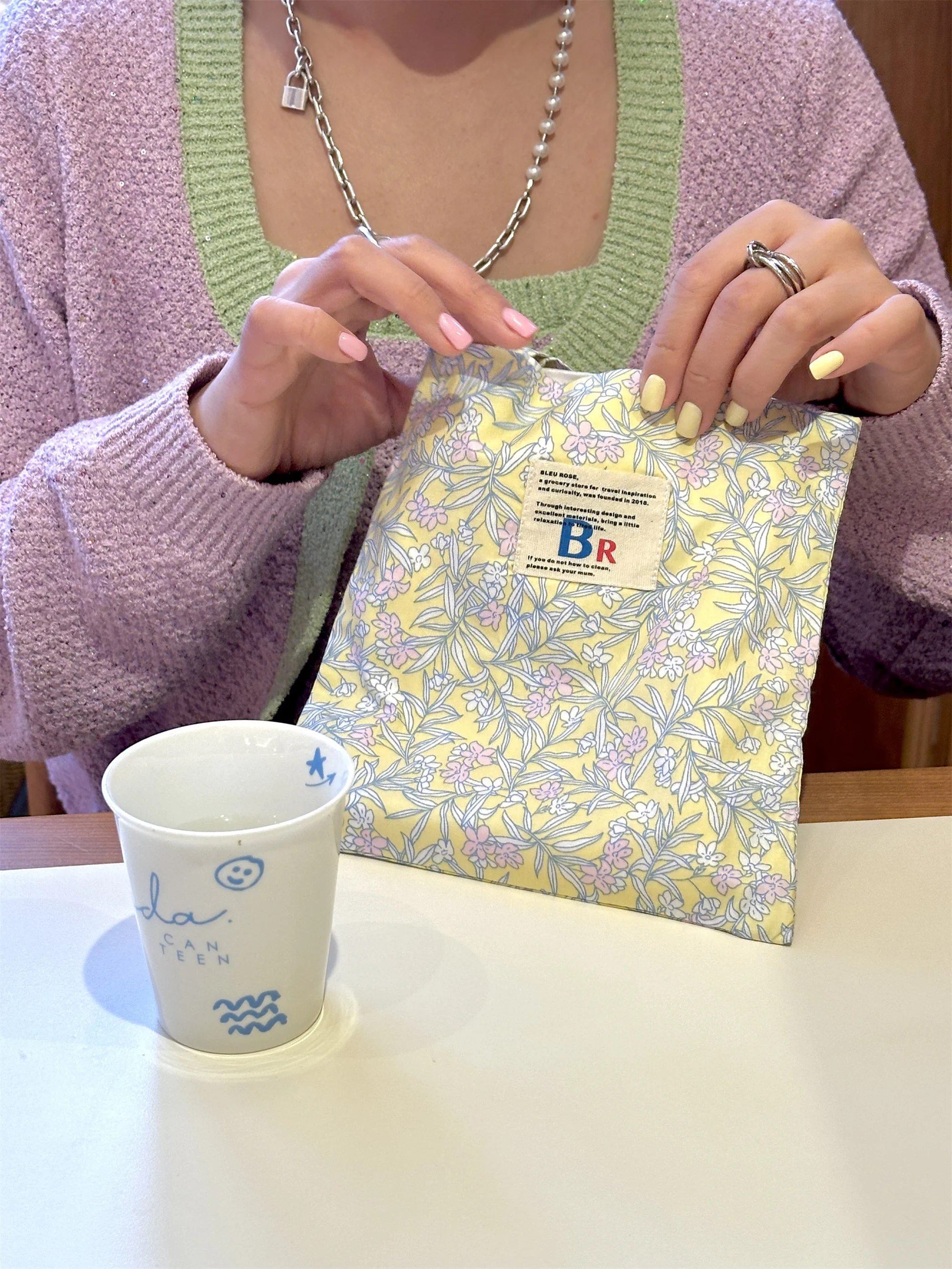 たためるエコバッグ 花柄コットントートバッグ BLEU et ROSE おすすめモデル