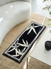 防滑中古風フワフワラグ【玄関・ソファ・ベッドサイド用】