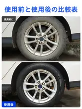 車用タイヤブラシ【ホイールクリーナー・洗車用・強力汚れ落とし】