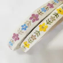 手作りD DIY刺繍小花柄【民族風・装飾用布テープ】