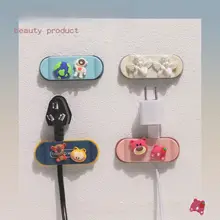 整頓に最適！電源コード用壁面固定クリップ【デスク上の配線整理・粘着式】