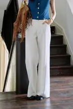 Jicouture Denim 2色デニムワイドレッグパンツ【夏用・フィット・ストレート】