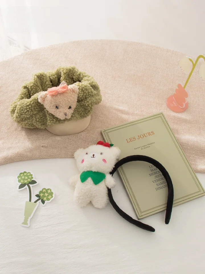 カラメラ ヘアバンド【洗顔・フェイスマスク用・かわいいデザイン・秋冬】