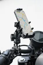 ROCK BROTHERS バイク用スマートフォンホルダー【電動バイク・ナビゲーション用・振動吸収】