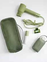 旅行用ヘアドライヤー収納ポーチ【電動巻き髪・ストレートアイロン対応・内衣収納にも】