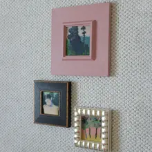 イタリアンミニマル抽象平面アートパネル【玄関やリビングに最適・現代風】（セットアップ対応）