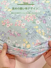 二重ガーゼ製のベッドマット保護カバー【綿100%・シングルサイズ・寝具用】