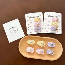 ヘアクリップ 前髪クリップ キッズ ガールズ ベビー ミニサイズ 極小 髪に優しい ヘアアクセサリー