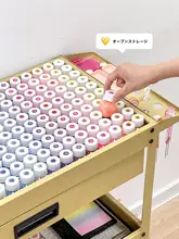 アイロンビーズ 収納ワゴン 221色フルセット 完成品 引き出し式 キャスター付き 多段 フロアタイプ ツール収納 ラック