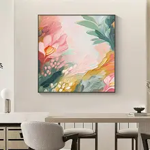 自然な木の風合いの抽象アートパネル【リビング・ダイニング用・グリーン・テクスチャー感】