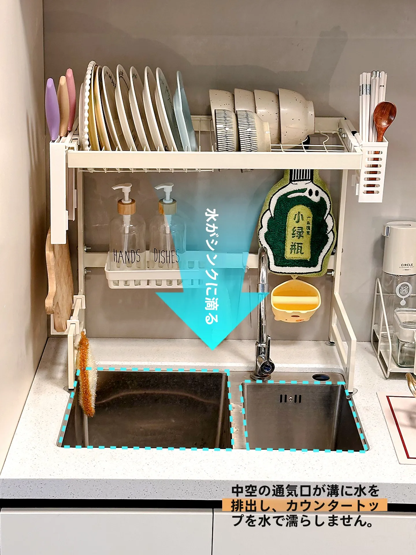 40センチ水槽のレイアウトで悩むなら、キッチンにこれ1つを設置してみよう
