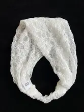 春夏用 網目レースヘッドスカーフ【通気性・光透過・弾力性】