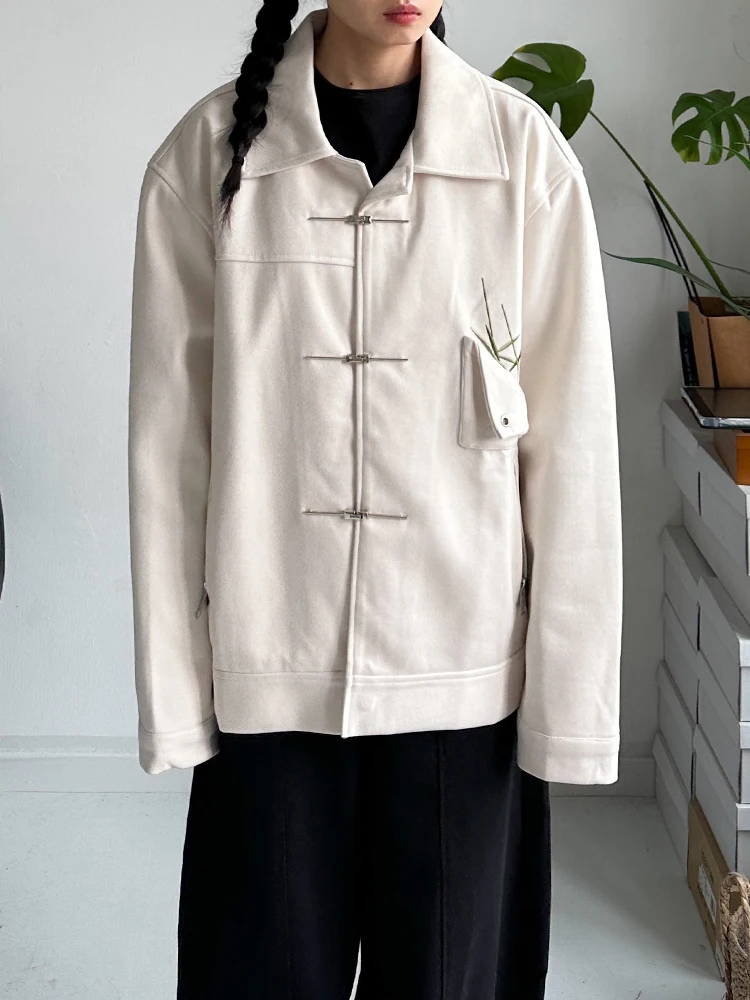 竹葉刺繍入りウールジャケット：春に着るメンズの軽量通気性と高級感のバランス