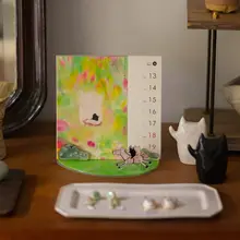 デザインカレンダー【黒色・オフィスデスク用・クリエイティブ】