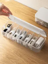 デスク上のケーブル整理ボックス【充電ケーブル・スマートフォンアクセサリー用】