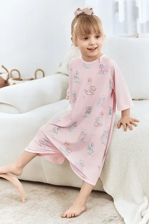子供用夏用透かし編みワンピース【ウェア・薄手・ゆったりシルエット】（セットアップ対応）