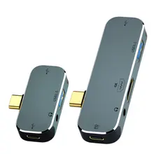 USB-C拡張ドック【HDMI・3.5mmオーディオ・急速充電対応】