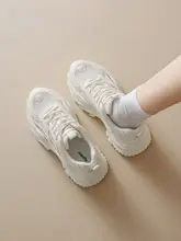 快適な通気性！厚底スニーカー【女性用・軽量・スポーツ・シンプルデザイン】（セットアップ対応）