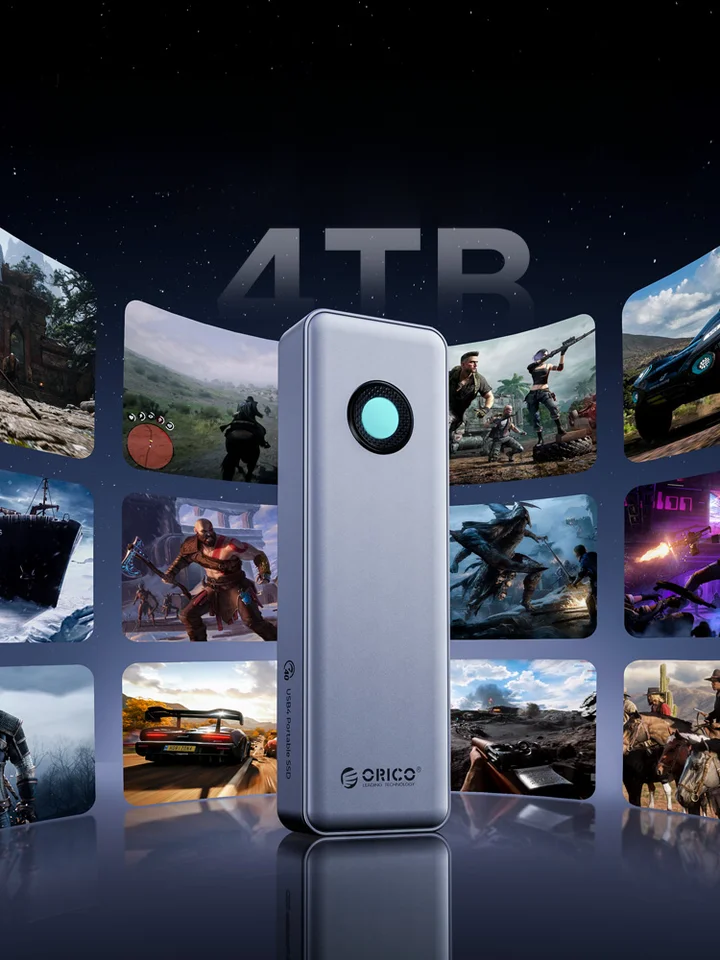 Orico モバイルSSD USB4 ゲーム用外付けストレージ【パソコン・スマホ対応】