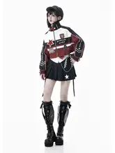セットアップ レディース バイカー風 シャツジャケット スカート ハリ感 着痩せ 脚長効果 オフィスカジュアル