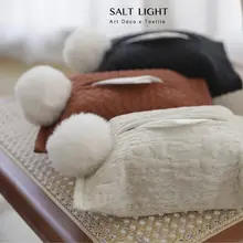 シンプルなリビング用ティッシュボックス【収納便利・ベッドサイド・テーブル用】