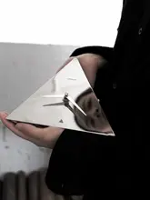 oroliving オリジナルミラーデザインデスククロック【モダン・シンプル・北欧スタイル】