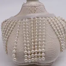 重工パールフリンジデコレーション DIY用ビーズカーテン【漢服・旗袍・袖口用・ビーズ編み込み】