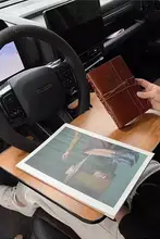 車載用ステアリングホイールテーブル【アイデア装備・多機能・フラットデザイン】