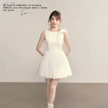 バレリーナスタイル グリッターボウ付き プリンセスドレス【ハイウエスト・ふんわりスカート・可愛いデザイン】（セットアップ対応）