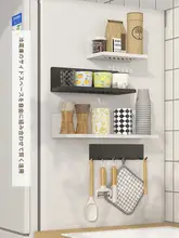冷蔵庫用マグネット収納ラック【ガラスカップ対応・壁掛け・多機能】