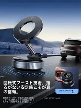 真空吸着式マグネット車載スマホホルダー【ナビゲーション用・強力支援】