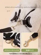可愛い動物デザインの犬用ハーネス【秋冬用・加毛・散歩用】（セットアップ対応）