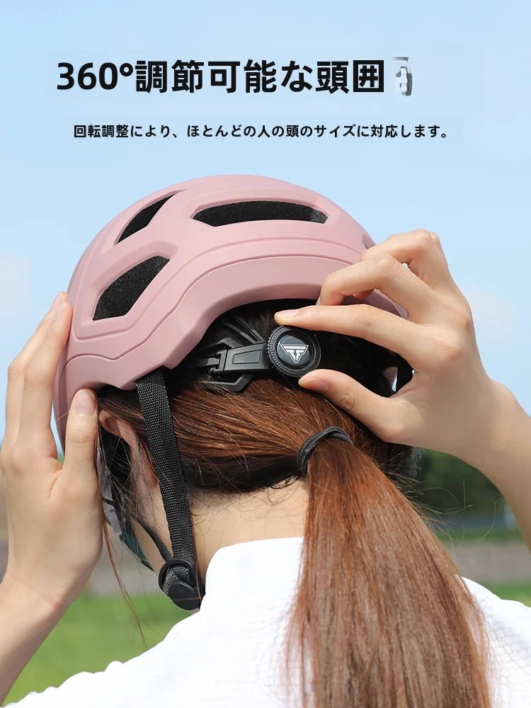 タス隊長 サイクリングヘルメット：通気性と昼夜対応レンズでロード・クロスバイクに最適な選択