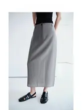 透け感のある天絲と柞蚕絲使用の軽やかでしたシルエットシャツとスカート（セットアップ対応）