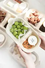 スイーツ用 麻薯（もち）テイクアウトボックス【紙製・デザート・ソース付き】