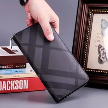 大容量 メンズ長財布【多カードポケット・シンプルデザイン・クラッチタイプ】