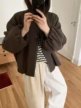 秋季新作！立体感のあるデザインのショートジャケット【韓国風・ファッション・レディース】